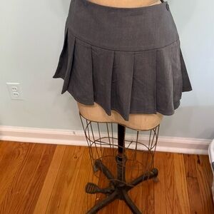Motel Rocks Charcoal Mini Skirt